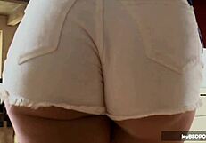 Interracial sex with a horny European maid in 4K