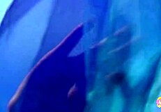 Watch the gorgeous blonde finger herself then get fucked cowgirl by brunette with strap-on