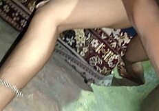 Desi village bhabhi caught banging husband in steamy bathroom group action?
