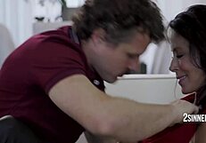 milf gets rough deepthroat in steamy revenge session