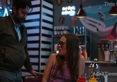 Desperate Teen 18+ Fucks Loan Officer At Work