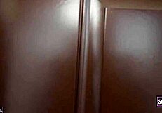 Nasty brunette Sinn Sage strips lingerie and teases before sucking a dick