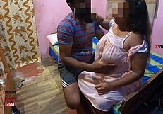 Sri Lankan housewife cheats with landlord for cash and sex
