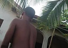 Crazy Bitch Strips And Masturbates Outdoors At Stepdad's Mansion!