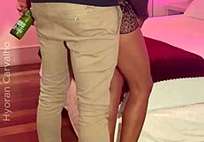 Casada gives to negro bbc after party.