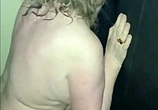 French Mature Slut Dominates Gloryhole in BDSM