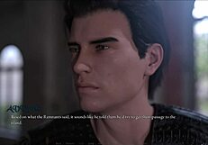 의상 입은 귀여운 커브 걸이 3D에서 파워 보여줘!