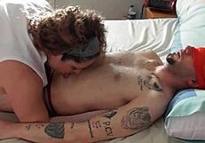 Teen Stepsister Sucks Big Cock With Oil In Lingerie