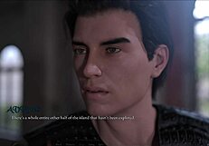 의상 입은 귀여운 커브 걸이 3D에서 파워 보여줘!