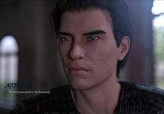 Curvy Cute Girl in Outfit Shows Power in 3D