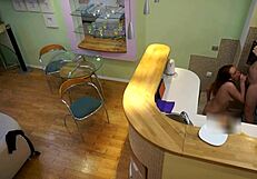 Redhead Stepdaughter Bent Over for Daddy's Fuck