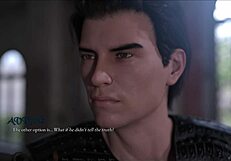 Curvy Cute Girl in Outfit Shows Power in 3D