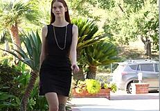 Hey, guess what? I got my curious redhead Erin Everheart to try her first DP with her best friend!