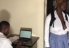 Corrupt teacher fucks sex-starved student in classroom