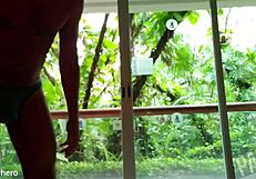 Enjoying Cancun vacation in thongs and Mexican panties
