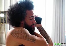 Hot Busty Masseuse Lacey Jayne Fucks Client James Angel Outdoors in Her Truck