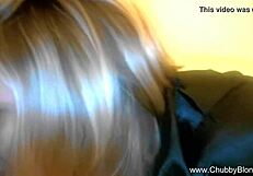 Shimmering Blonde Italiano Blowjob