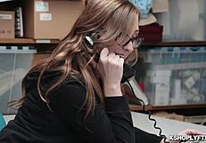 gracie may green reverse cowgirl fuck with big cock