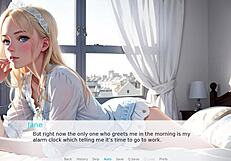 Blonde's dirty fantasy: the good deed turns naughty