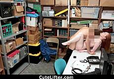 Shoplifter teen begs guard to avoid law enforcement