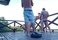 Yo, check this leaked vid of students filming a wild orgy on the dorm deck!