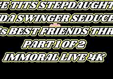 Stepdad’s Buddy Dean Spanks and Spitroasts Petite Ayda Hard