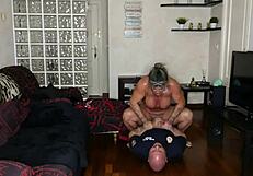 Mature milf with big tits fucks policeman during arrest, squirting in anal scene.