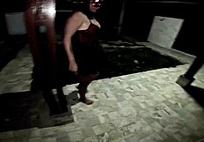 she returns from halloween party bent over and cum-swapped