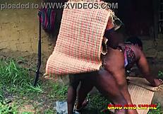 My BBW wife welcomes me home with blowjobs after bush hunting for homemade sex.