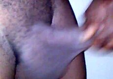 Rough ebony amateur riding big black cock to orgasm. Cumshot in homemade sex.