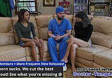 Become Doctor Tampa! Humiliate Ebony Solana During Her Cheerleading Physical – She Thought It Was Formal, But You'll Examine This Hottie Thoroughly!