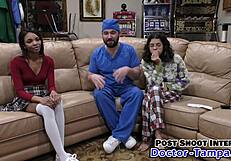 Become Doctor Tampa! Humiliate Ebony Solana During Her Cheerleading Physical – She Thought It Was Formal, But You'll Examine This Hottie Thoroughly!