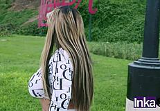 Milf Seduces Young Guy with Her Huge Tetas, OMG!