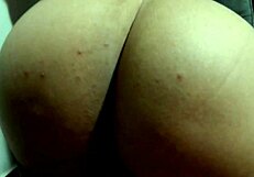 Damn! Real Amateur Latina Wife’s Big Butt Soaked in Double Accidental Cumshots with Karina and Lucas!