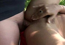 Claudia Rossi's wild anal encounter in the woods