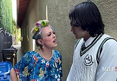 Asian Milf Uses Young Hardon