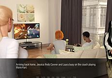 Jessica oneil in stockings and upskirt during hard news episode