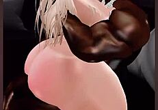 Castigando A Una Buena Hembra Blanca En Imvu