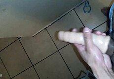 narrating a latina using a pocket pussy with big monster cocks for solo masturbation