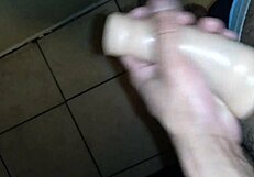narrating a latina using a pocket pussy with big monster cocks for solo masturbation