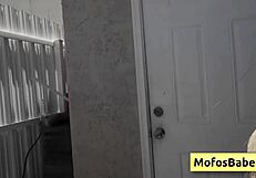 sexy brunette angelina moon suckin’ huge dick, slidin’ deep, oops