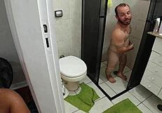 old man crazy to fuck skinny latina ass in doggystyle orgy backstage