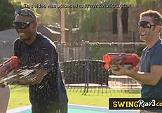 Softcore Massages Heat Up Between Naked Swingers This Weekend.