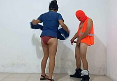 I am the hot nurse in the hospital fucking the cleaning guys passionately