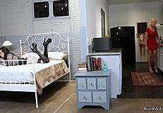 Brunette Teen Lesbian Anal Fists Stepmom in Raw Session.