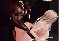 Castigando A Una Buena Hembra Blanca En Imvu