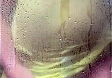 Detailed daddy scene with protein douche