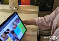 Specific Details of Black Blonde Remi Dolce in Her Only Anal Scene Ever