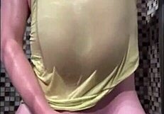 Detailed daddy scene with protein douche