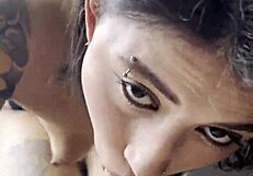 Blowjob for the Cuckold with Cum in the Mouth